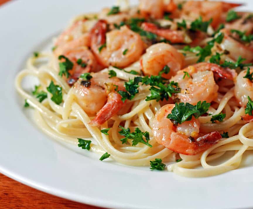 Lemon-garlic Shrimp Scampi Recipe - The Daring Gourmet