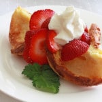 Strawberries and Cream Popovers 1 sm