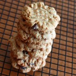 Whole Wheat Peanut Butter Oatmeal Chocolate Chip Cookies