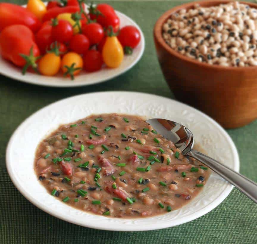 Smoky Blackeyed Pea and Ham Soup The Daring Gourmet
