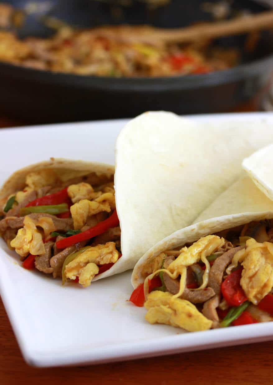 Mou Shu Wraps Mit Schweinefleisch — Rezepte Suchen