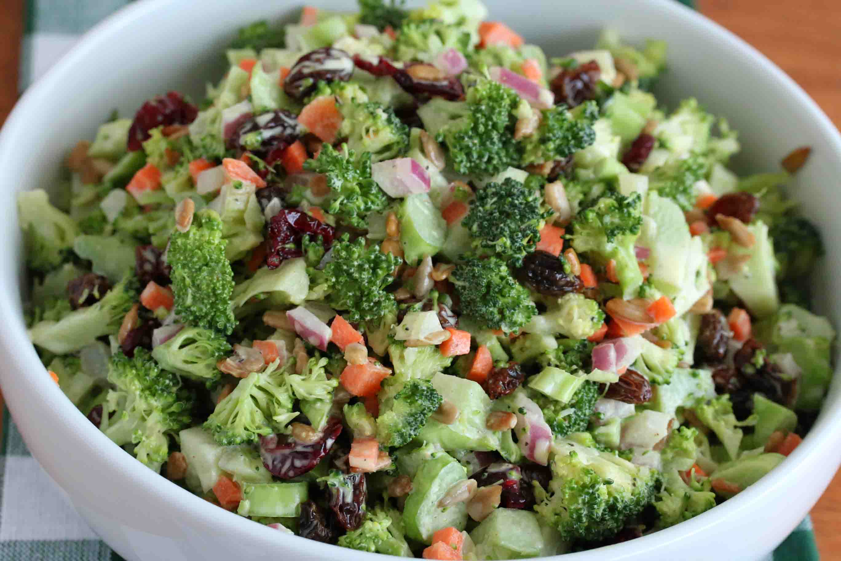 Crunchy Broccoli Salad The Daring Gourmet