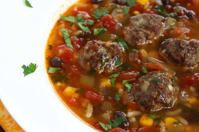 Mexican Meatball Soup Recipe — Dishmaps