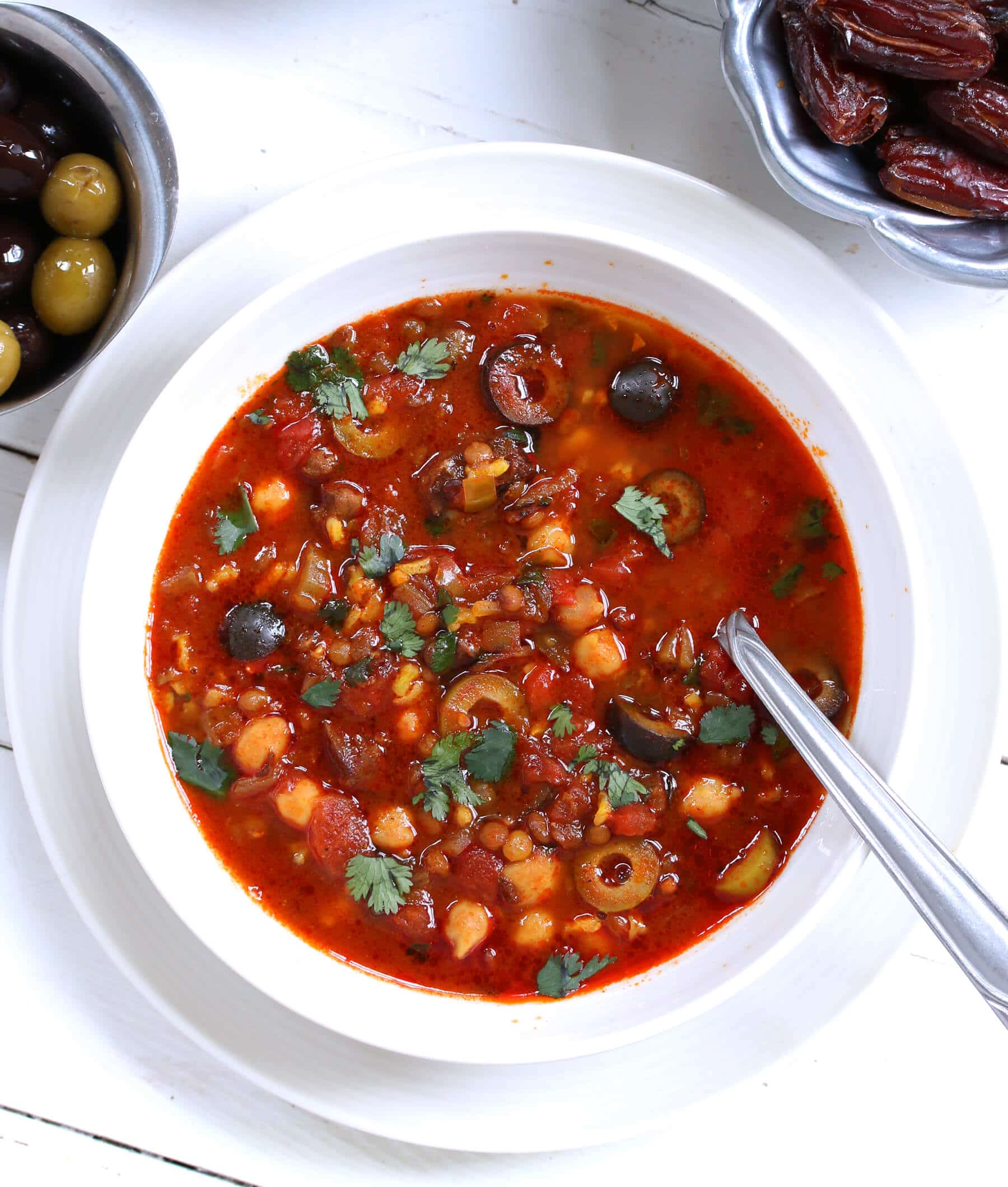 Ultimate Harira (Moroccan Chickpea &amp; Lentil Soup)