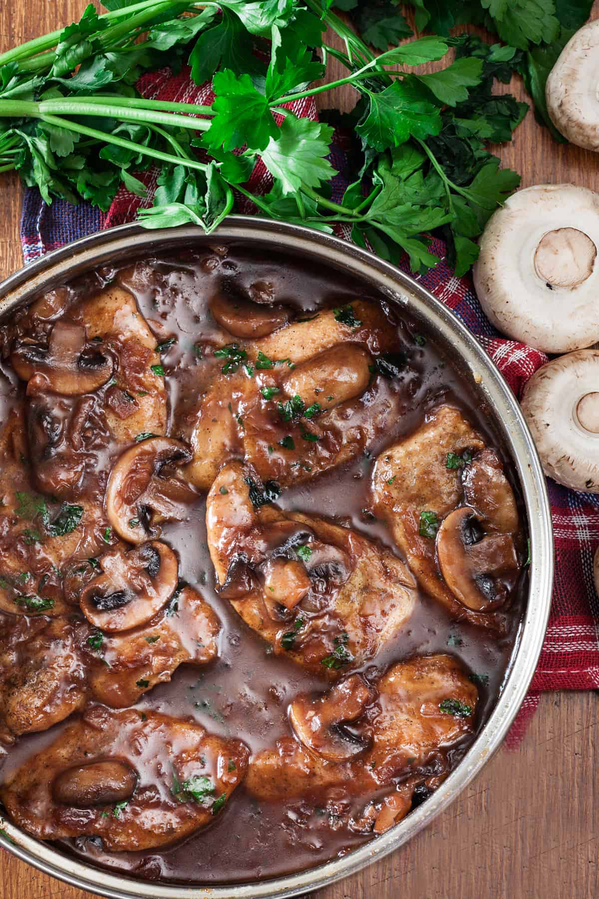 chicken marsala recipe best restaurant quality mushrooms wine Italian porcini