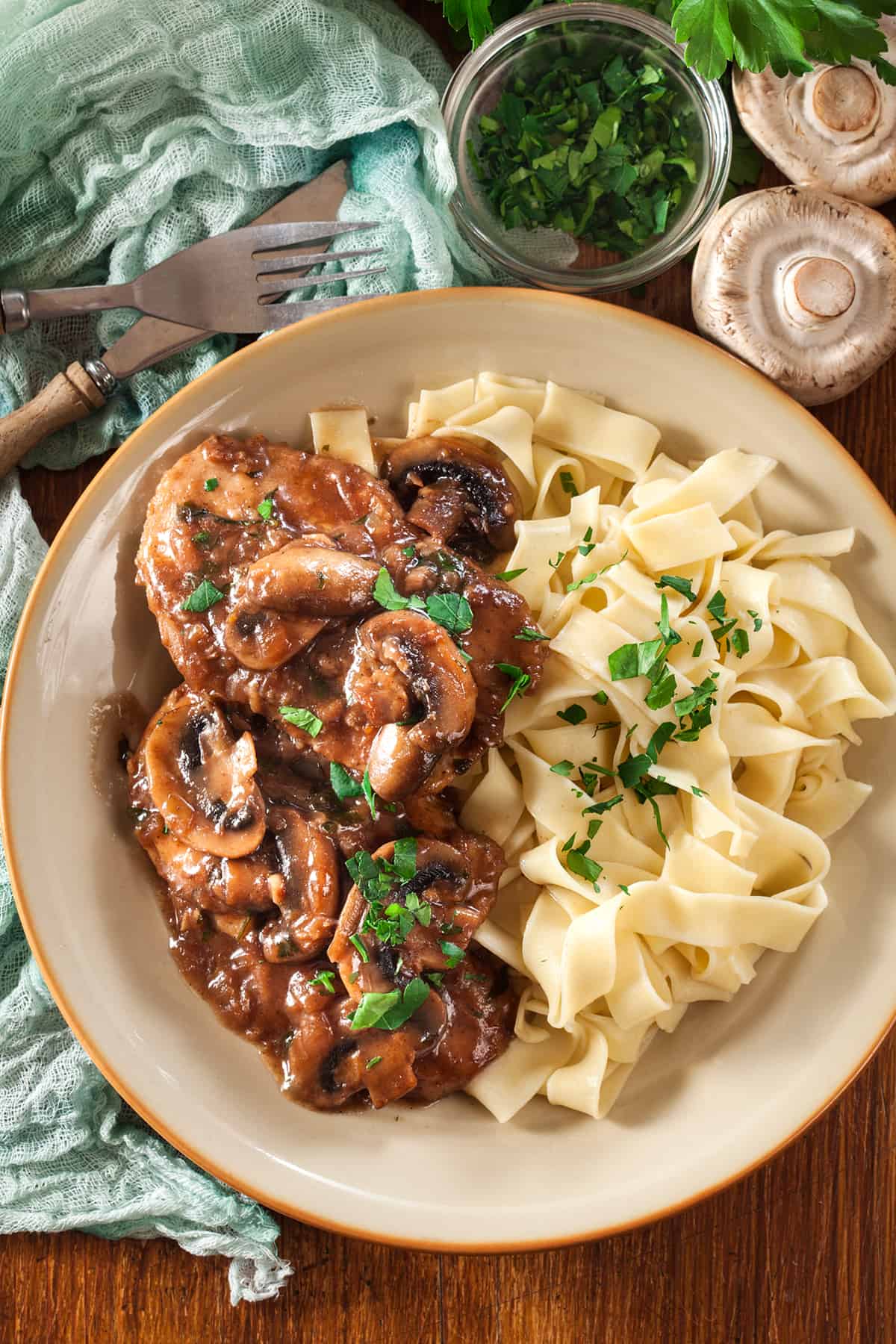 chicken marsala recipe best restaurant quality mushrooms wine Italian porcini