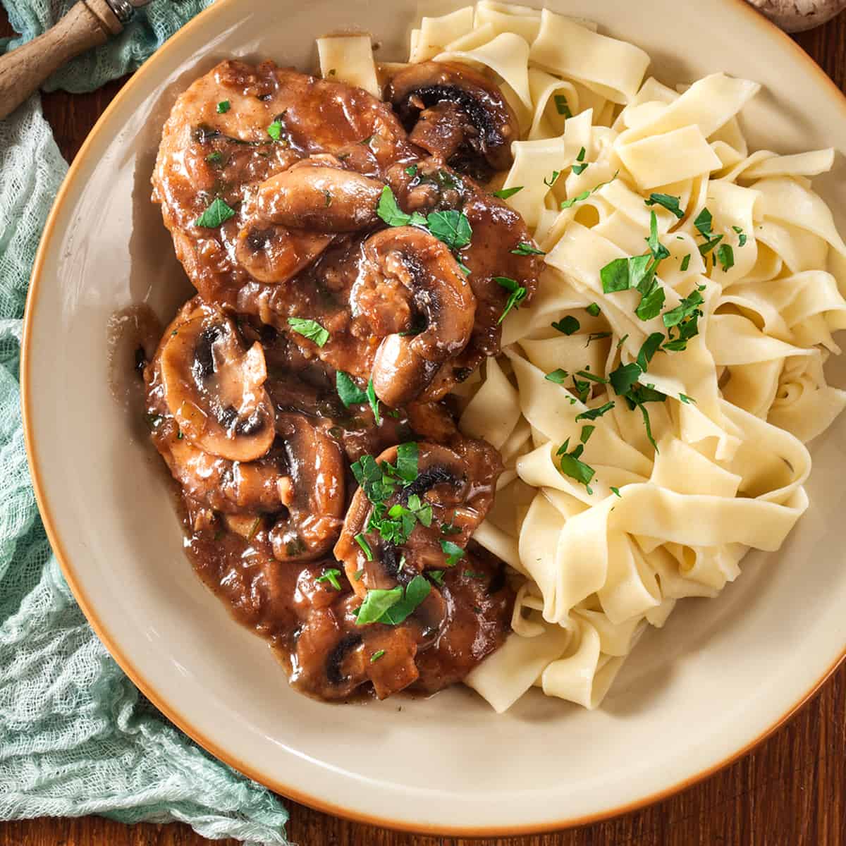 chicken marsala recipe best restaurant quality mushrooms wine Italian porcini