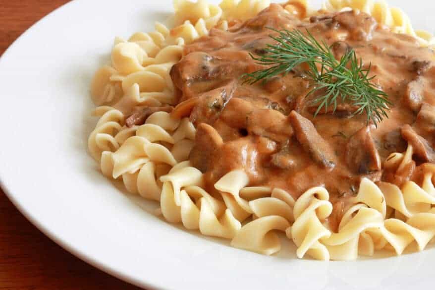 hungarian mushroom sauce pasta recipe