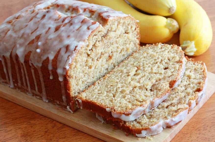 lemon zucchini bread whole wheat honey healthy whole grain recipe dessert cake