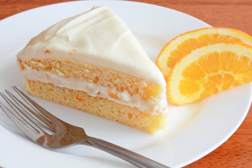 Orange Buttermilk Cake with Orange Cream Cheese Frosting