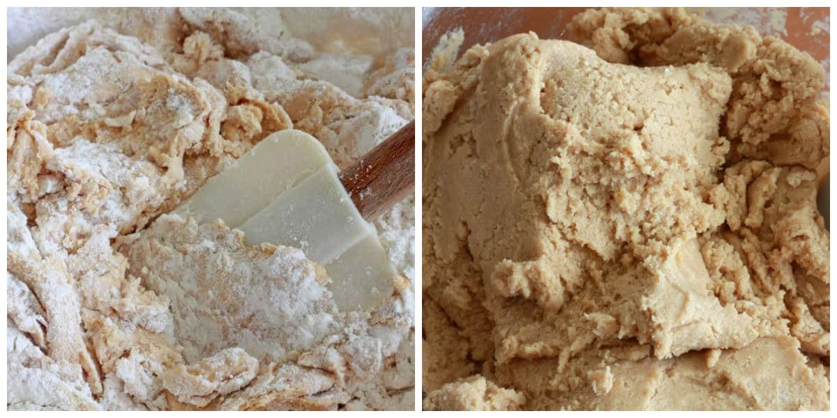 combining wet and dry ingredients