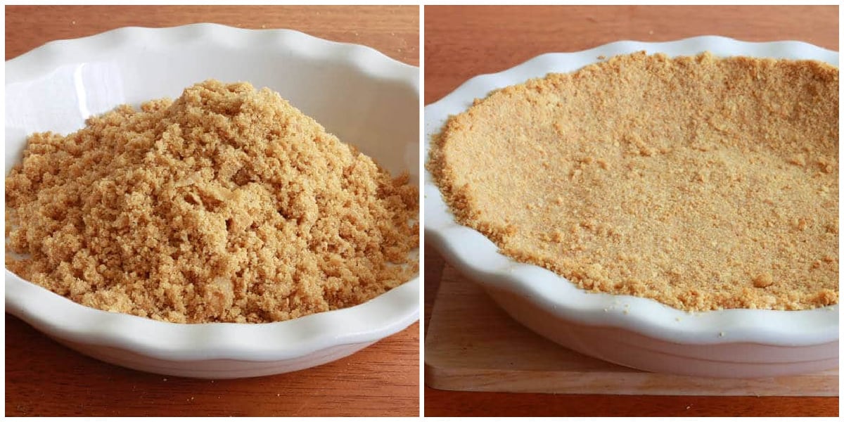 baking the graham cracker crust