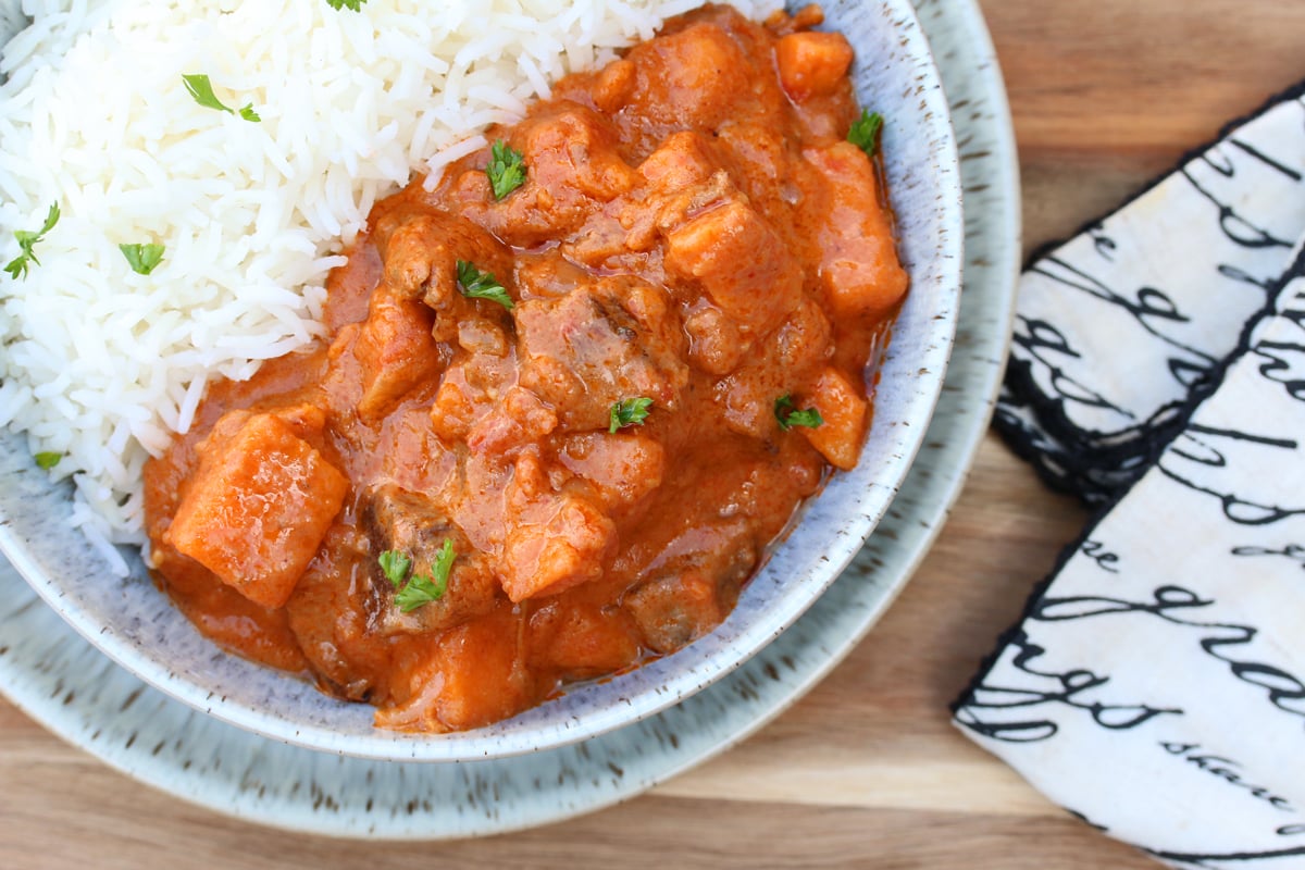 african peanut stew recipe gambian domoda beef chicken pumpkin lamb sweet potato authentic traditional