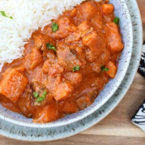 african peanut stew recipe gambian domoda beef chicken pumpkin lamb sweet potato authentic traditional