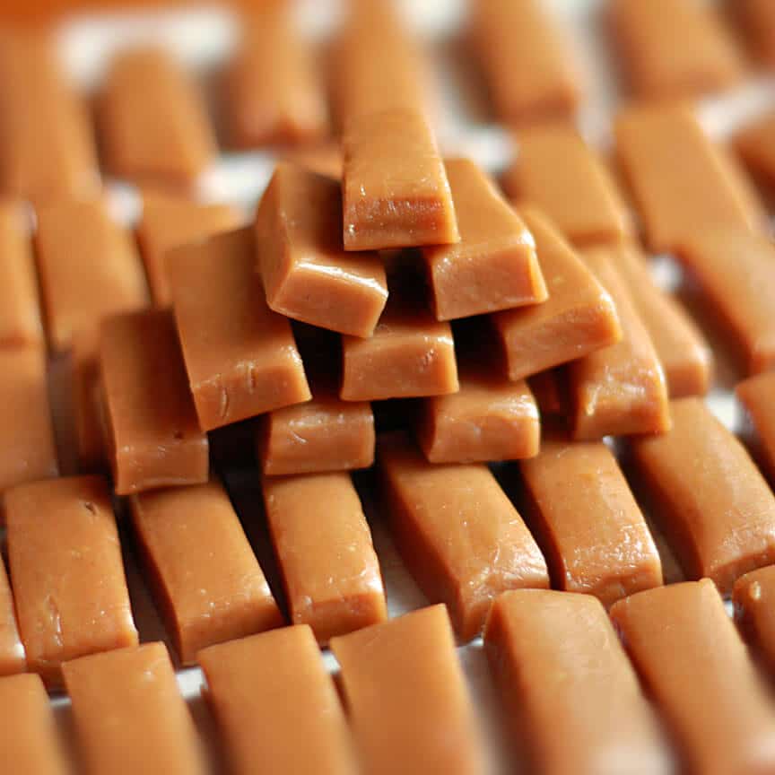 Caramel Candy Gold Bars