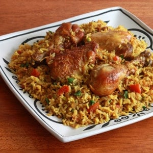 chicken machboos recipe Bahraini rice biryani kabsa authentic traditional Bahrain national dish