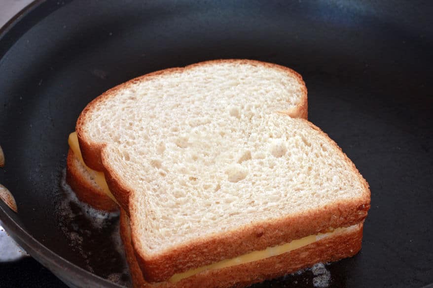 Grilled Cheese Chutney Sandwich prep 3