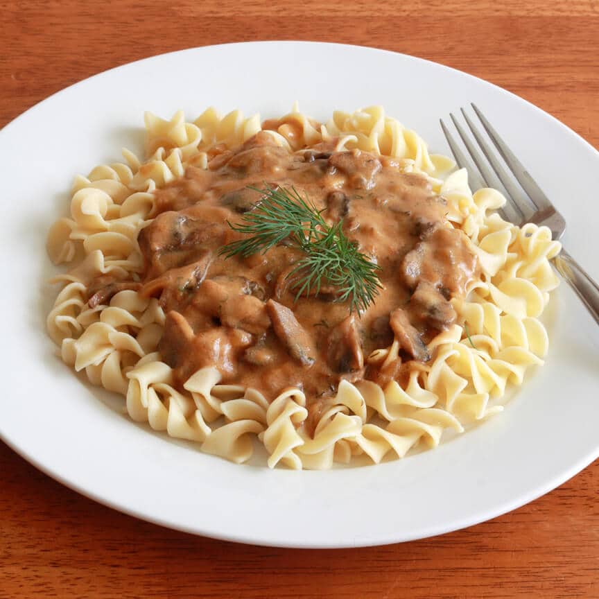 hungarian mushroom sauce pasta