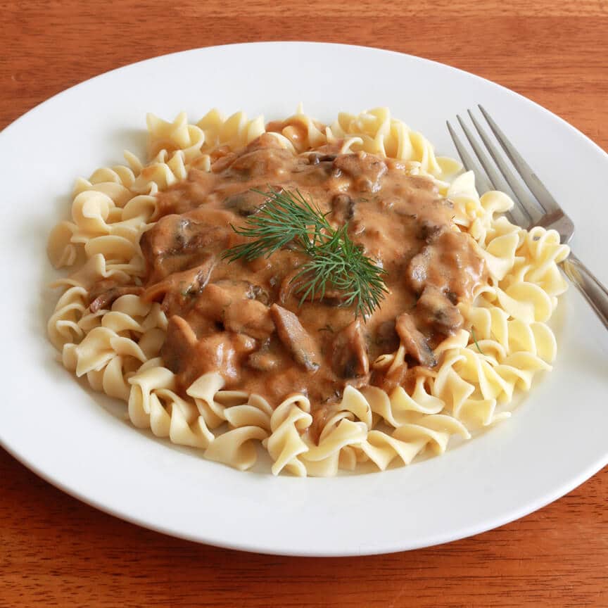 hungarian mushroom sauce pasta recipe