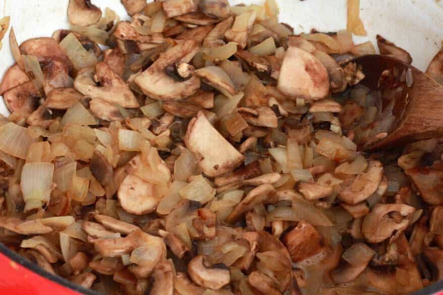 Hungarian Mushroom Pasta prep 4