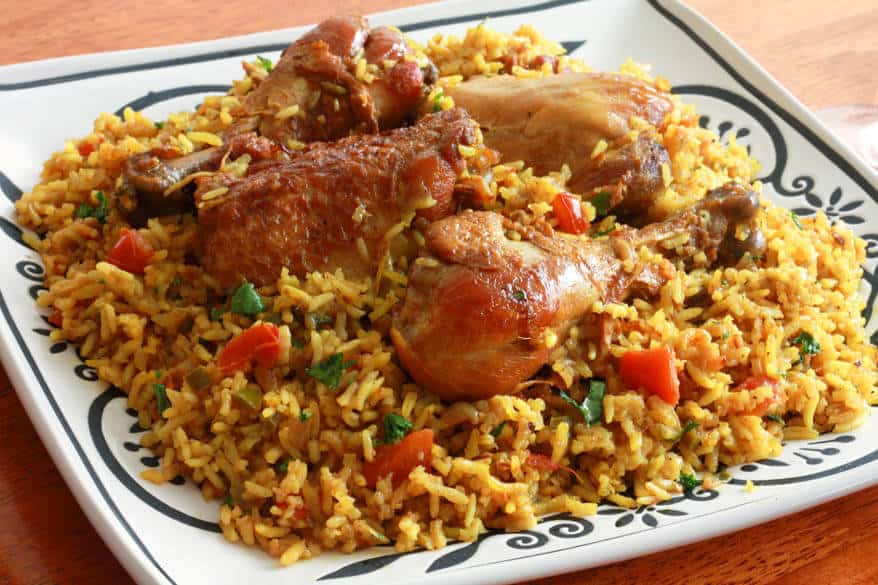 Machboos ala ajaj Bahrain chicken and rice biryani kabsa authentic traditional