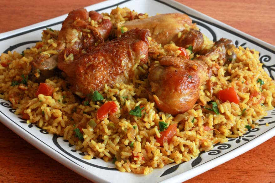 Machboos ala ajaj Bahrain chicken and rice biryani kabsa authentic traditional