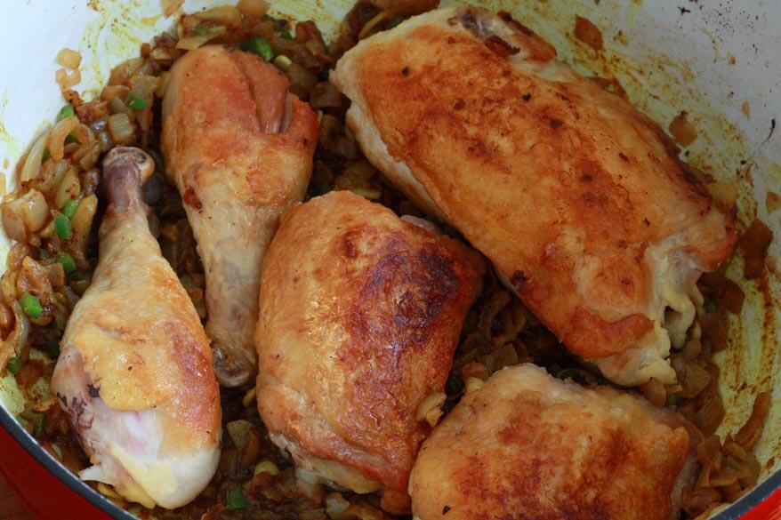 Machboos ala ajaj Bahrain chicken and rice kabsa authentic traditional
