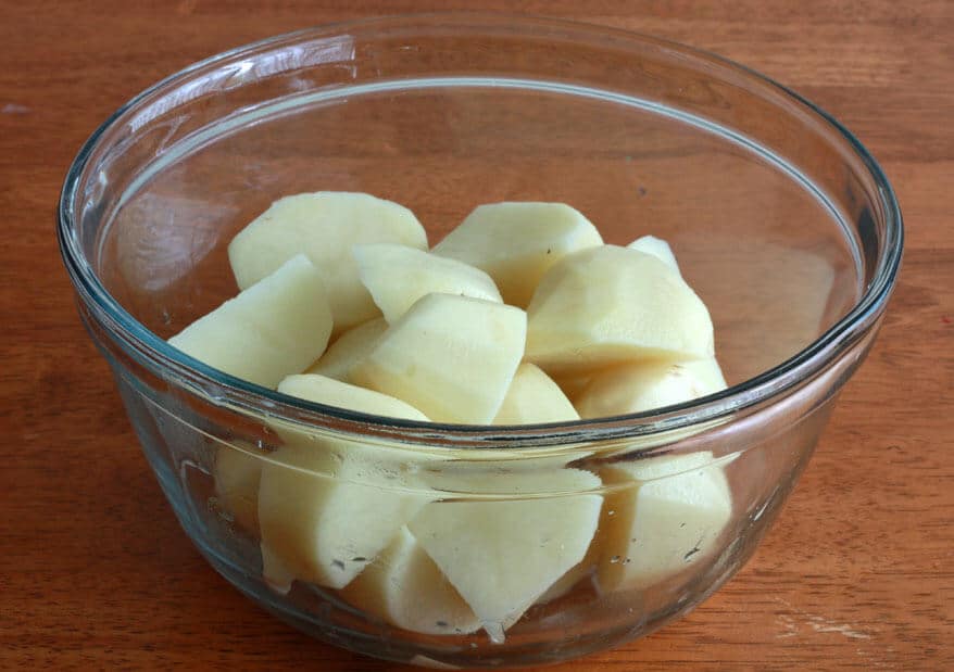 Panch Phora Potatoes prep 7