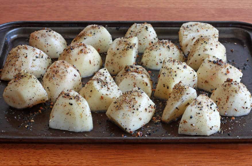 Panch Phora Potatoes prep 9