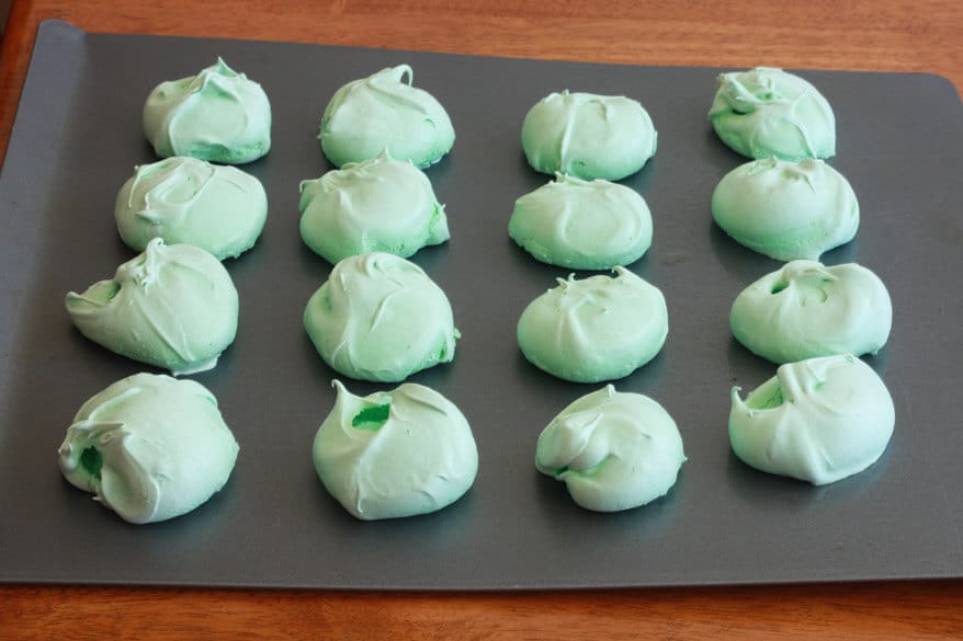 Shamrock Meringues prep 14