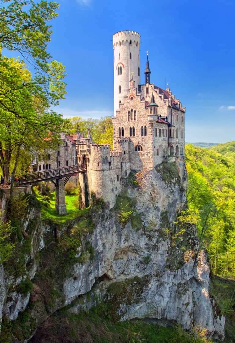 Castillo de Lichtenstein en Alemania