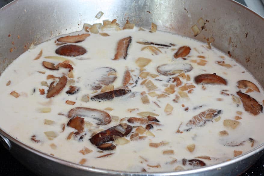 Porcini Mushroom Pasta prep 6