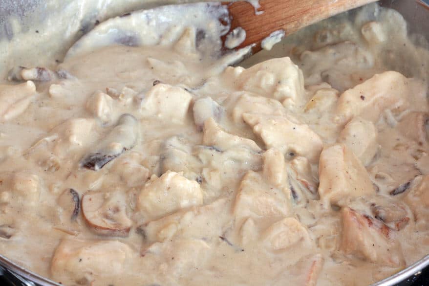 Porcini Mushroom Pasta prep 9