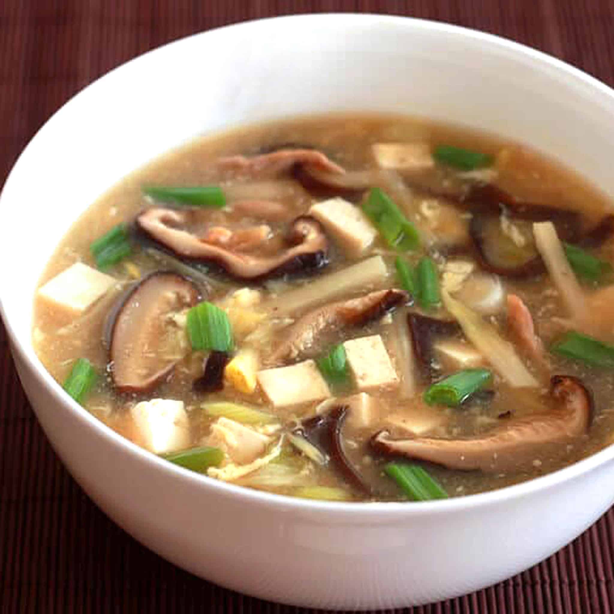 Restaurant Style Chinese Hot And Sour Soup The Daring Gourmet