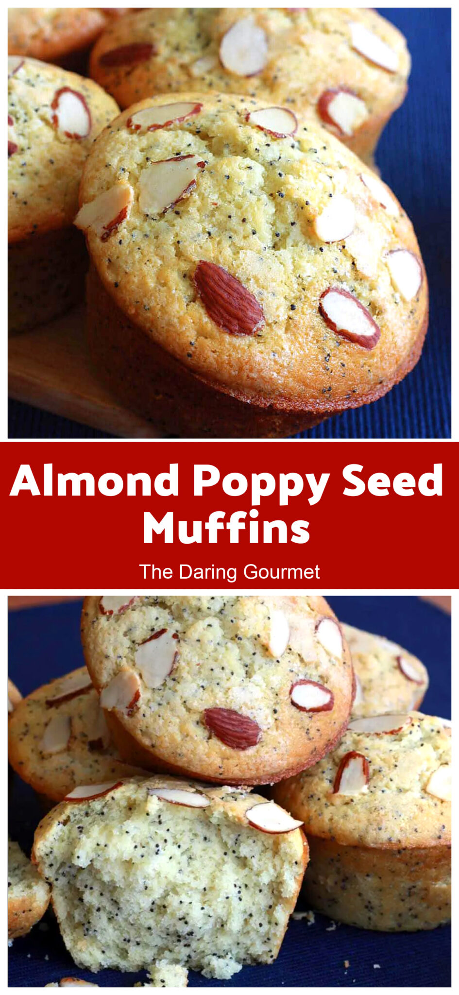 Almond Poppy Seed Muffins The Daring Gourmet