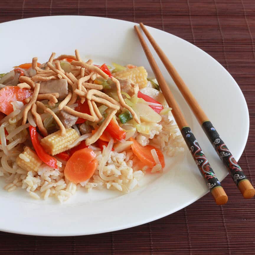 Chicken Pork Chow Mein Recipe