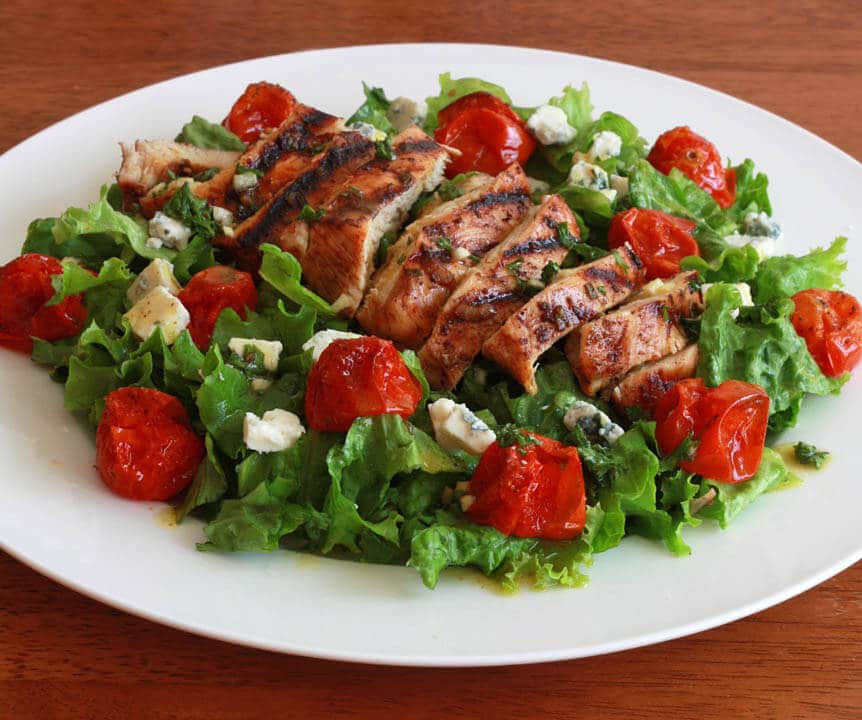 Grilled Chicken Cherry Tomato Salad 3 cropped