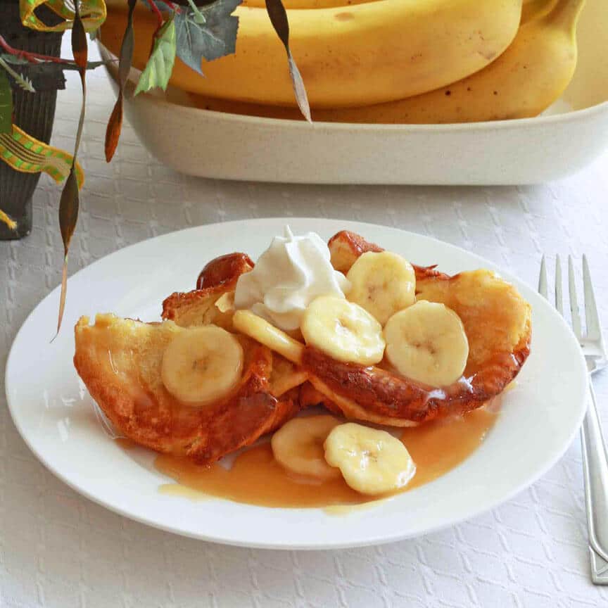 Bananas Foster Popovers 3