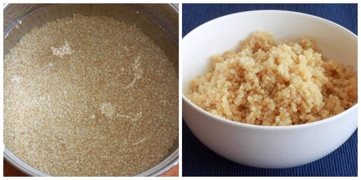 cooking the grains