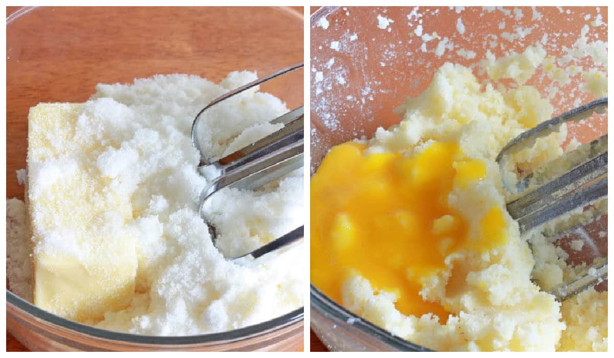 creaming butter sugar and egg yolks