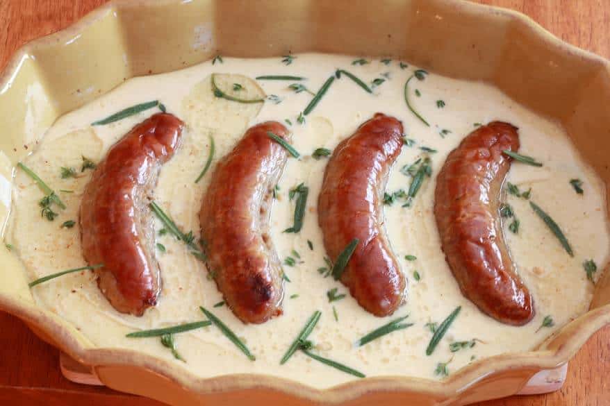 Authentic Toad in the Hole (Sausage & Yorkshire Pudding with Onion