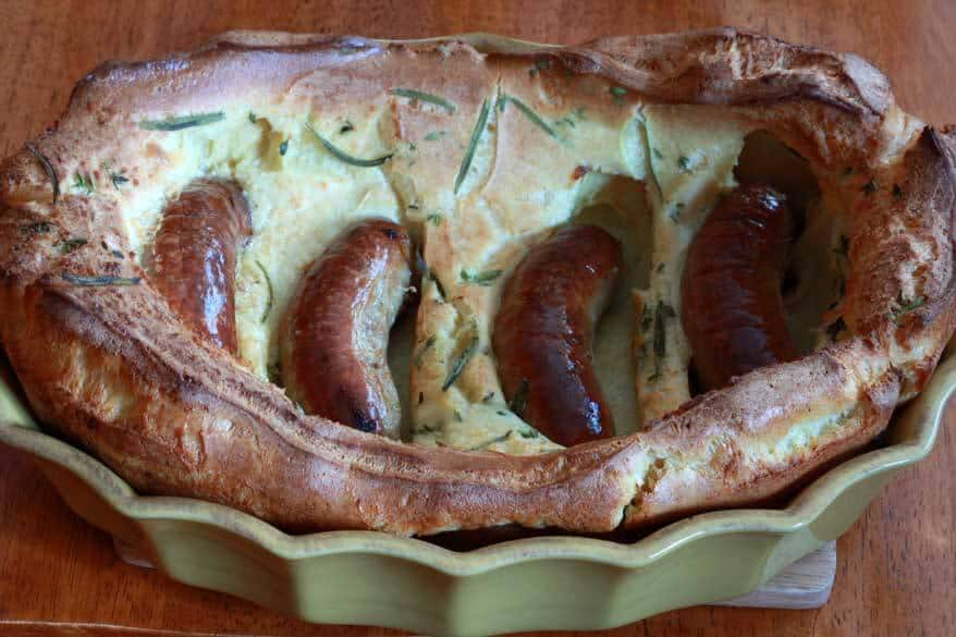 Authentic Toad in the Hole (Sausage & Yorkshire Pudding with Onion