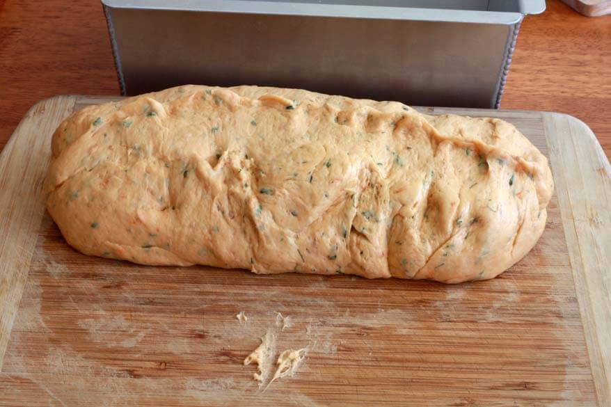 Tomato Herb Bread prep 18