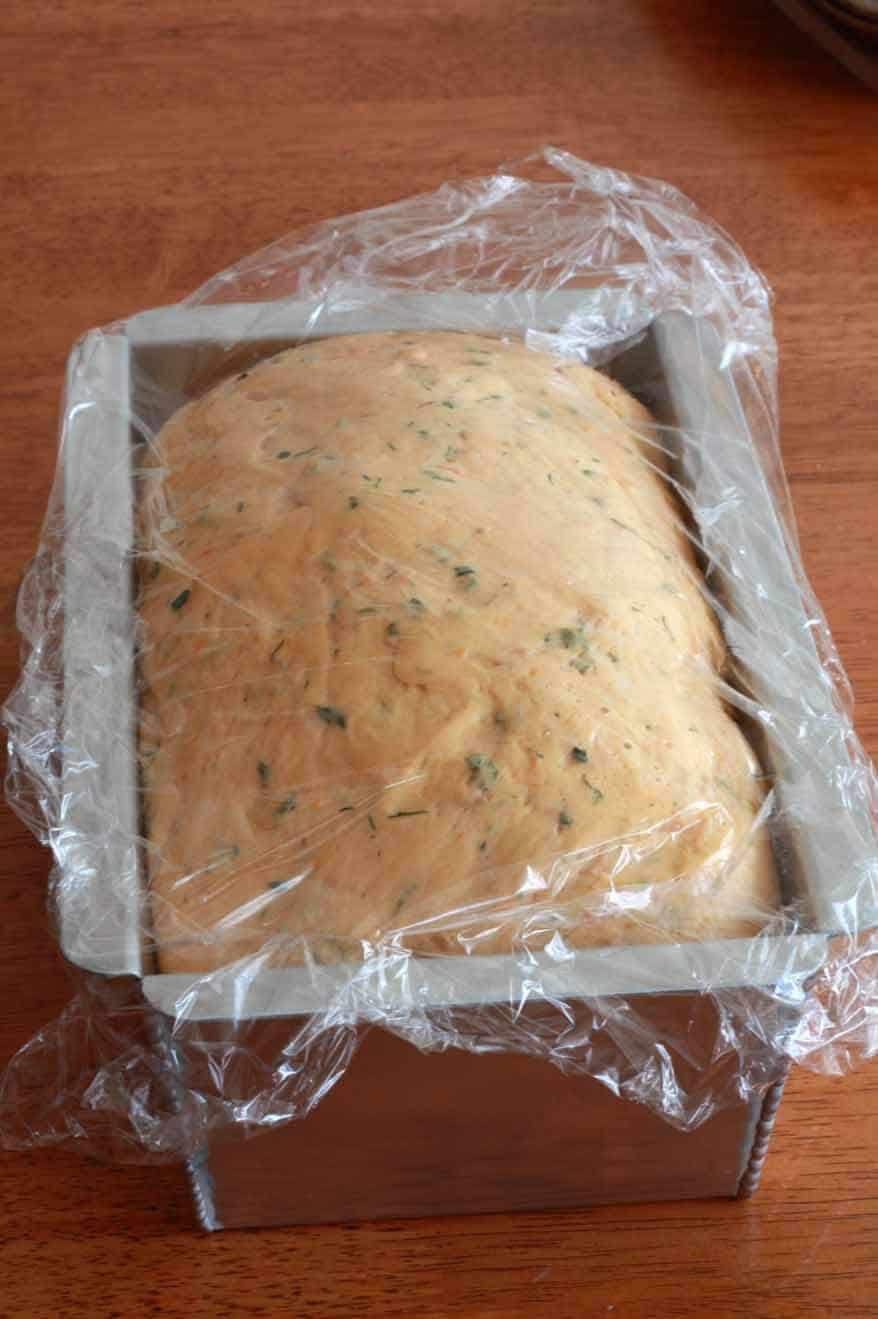 Tomato Herb Bread prep 21