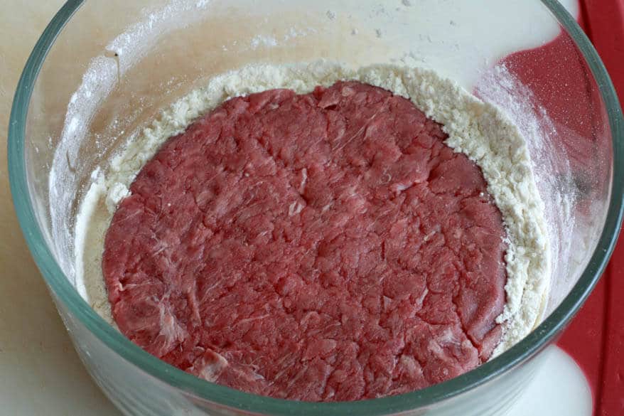 Chicken Fried Steak Burgers prep 3