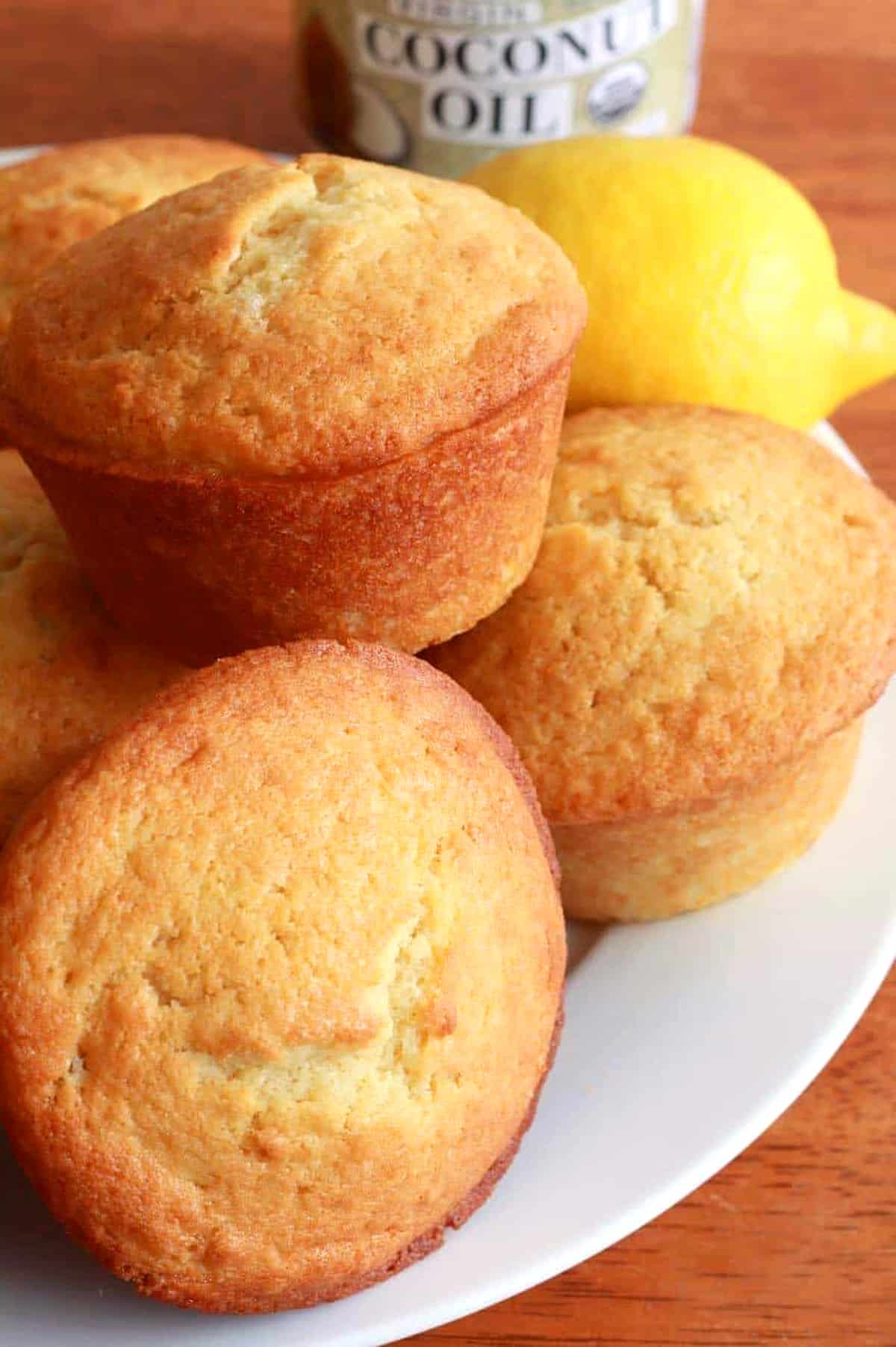 lemon coconut muffins recipe zest moist tender breakfast dessert 