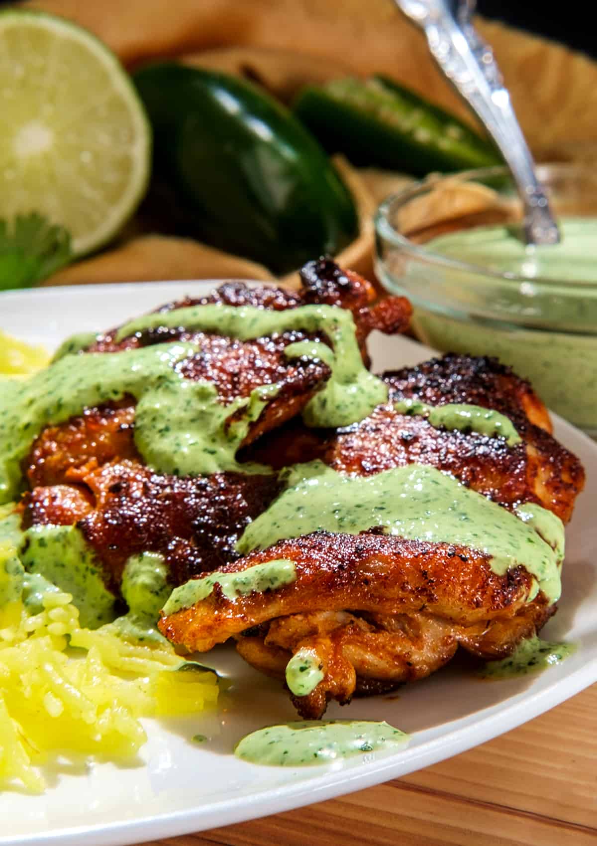 aji verde sauce recipe authentic Peruvian green sauce pollo a la brasa