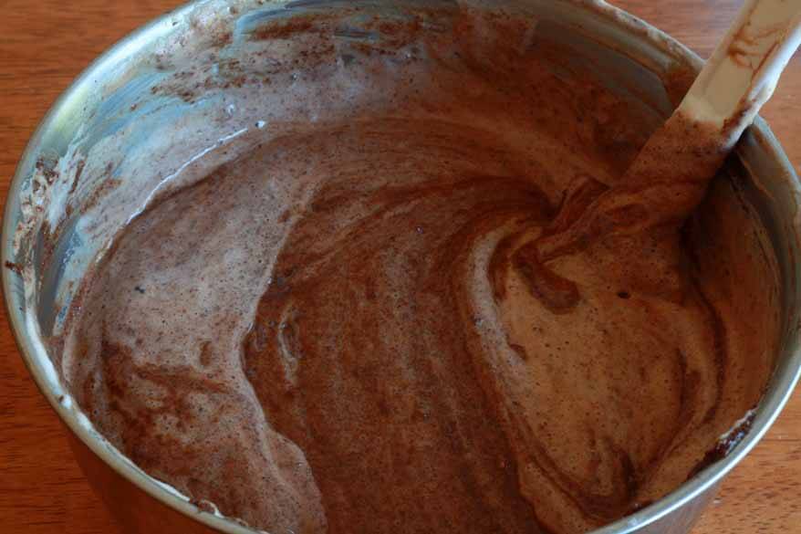 Chocolate Almond Quinoa Cake prep 16