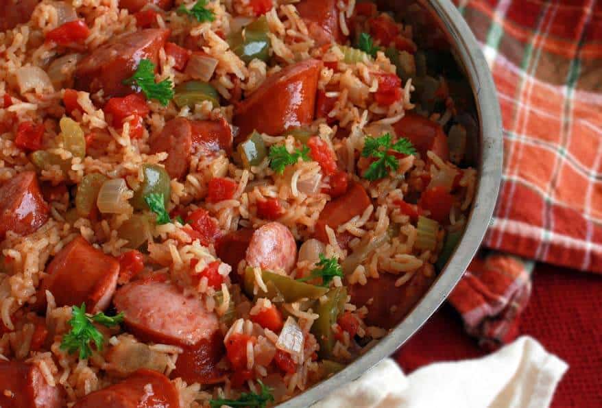 Weeknight Sausage Jambalaya 