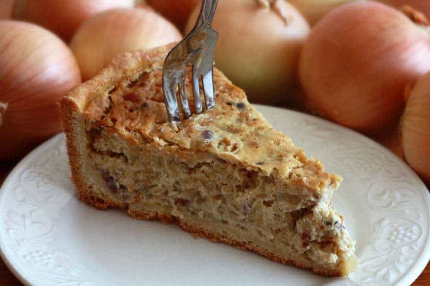 Authentic Schwäbischer Zwiebelkuchen (German Onion &amp; Bacon Pie) - The ...